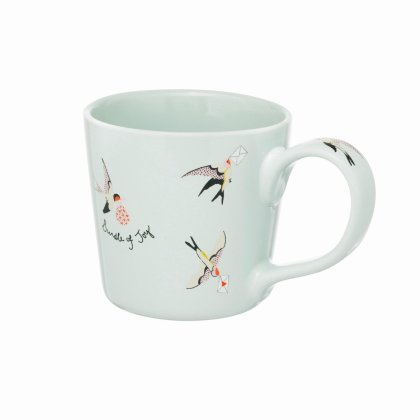 Cath Kidston Love Birds Mint Dolly Mug
