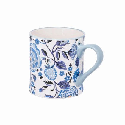 Cath Kidston Strawberry Garden Blue Mollie Mug