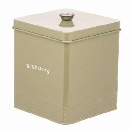 Artisan St. Biscuit Storage Canister - Moss