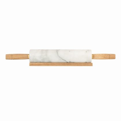 The Kitchen Pantry Marble Rolling Pin with Stand