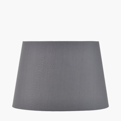 Pacific Lifestyle Adelaide Tapered Poly Cotton Lampshade 20cm - Steel Grey