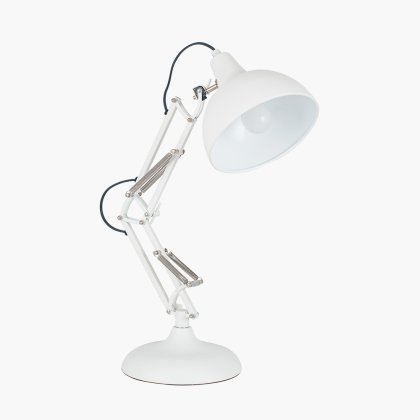 Pacific Lifestyle Alonzo Metal Task Floor Lamp - Matt White
