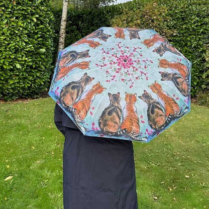 Alex Clark Umbrella - Cats & Blossom