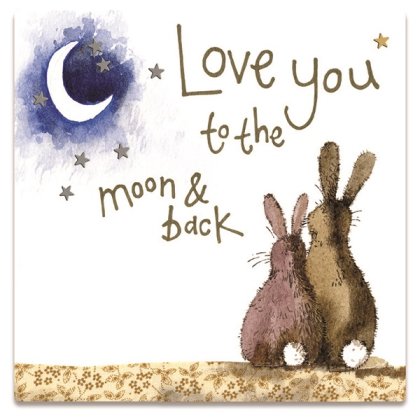 Alex Clark Fridge Magnet - Love You To The Moon and Back
