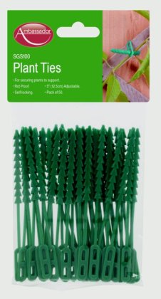 Ambassador Adjustable Plant Ties 33cm