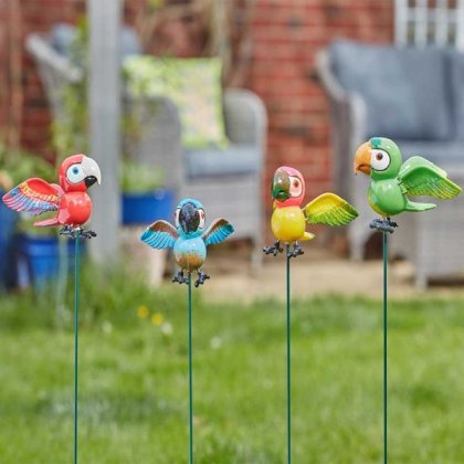 Flamboya Loony Stake ParrotPals - Assorted