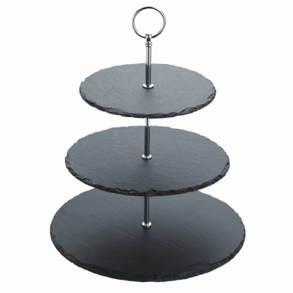 Artes Appetiser Slate 3 Tier Serving Stand