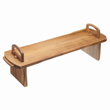 Artes Extra Large Acacia Wood Antipasti Platform Platter