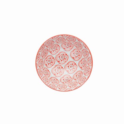 KitchenCraft Ceramic Bowl 16cm - Bright Yellow Floral