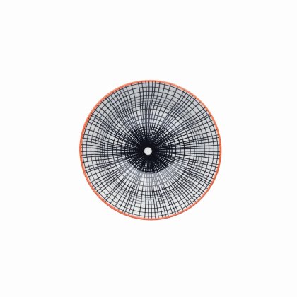 KitchenCraft Ceramic Bowl 16cm - Black Tile