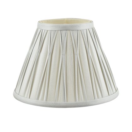 Laura Ashley Fenn Silk Empire Drum Shade Silver 20cm/8 inch