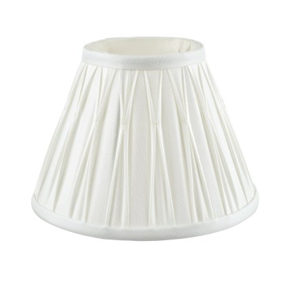 Laura Ashley Fenn Silk Empire Drum Shade White 20cm/8 inch