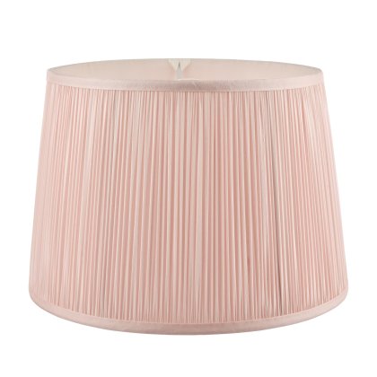 Laura Ashley Hemsley Pleated Silk Empire Drum Shade Pink 20cm/8 inch