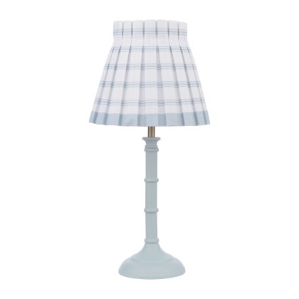 Laura Ashley Farnworth Table Lamp Matt Green with Shade