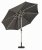 Grey 3m Crank and Tilt Parasol