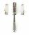 Polished Nickel Night-Vent Locking Reeded Fastener