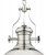 Dar Arona 1 Light Pendant Polished Chrome