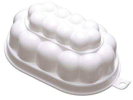 KitchenCraft White Plastic 500ml Jelly Mould