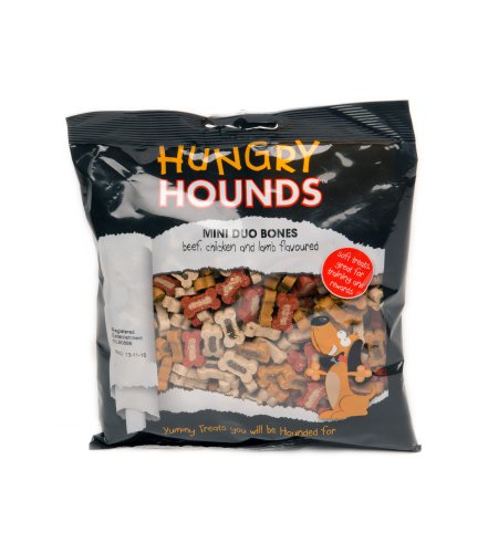 Hungry Hounds Mini Duo Bones Beef, Chicken, And Lamb 300g