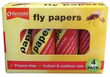 Rentokil Fly Papers Pack of 4 FF40