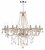 Dar Raphael 8 Light Chandelier Champagne Crystal