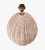 Pacific Lifestyle Raffles Large Rattan Cream Wash Table Lamp Base