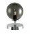Dar Esben Touch Table Lamp Polished Chrome with Smoked Glass