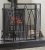 Inglenook Church 3 Panel Heavy Black Firescreen