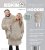 Country Club The Eskimo Super Soft Teddy Fabric Oversized Cosy Hoodie - Natural