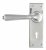 Polished Chrome Hinton Lever Lock Set