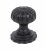 Black Flower Cabinet Knob - Large