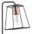 Dar Tower Table Lamp Black & Copper