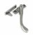 Pewter Night-Vent Locking Peardrop Fastener - RH