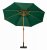 Green 3m Woodlook Crank and Tilt Parasol