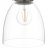 Dar Arvin Wall Light Antique Chrome & Glass