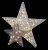 Premier Decorations Double Layer Effect Star 20LED 31cm -Slv/Gry