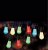 Premier Decorations 10 Connectable Spiral Filament Party Lights T50 Bulbs - Multicoloured