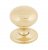 Polished Brass Mushroom Cabinet Knob 38mm