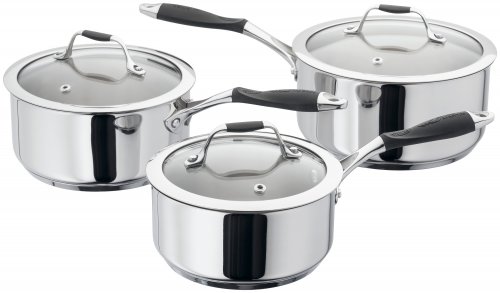 Stellar James Martin 3 Piece Saucepan Set