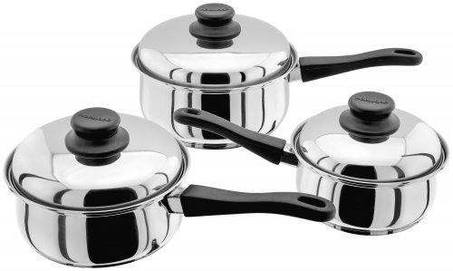 Judge Essentials 3 Piece Saucepan Set (16/18/20cm)