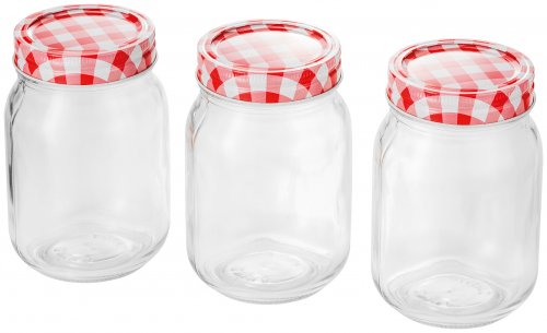 Judge Kitchen Preserving Jars 500ml (Set of 3)