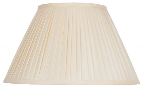 Pacific Lifestyle Bacall 40cm Almond Silk Knife Pleat Empire Shade