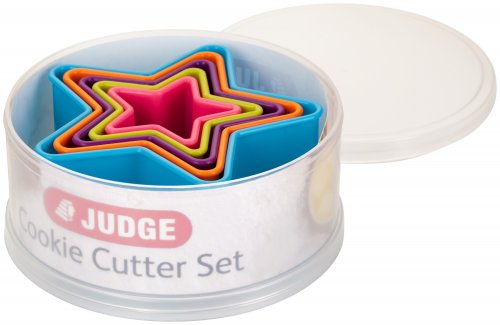 Judge Coloured Cookie Cutters - Stars (Set of 5)