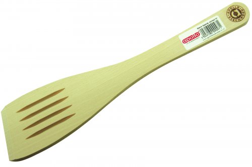 Apollo Housewares Beech Spatula Slotted - 12"