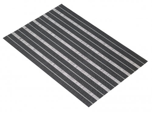 KitchenCraft Woven Black Stripe Placemat 30cm x 45cm