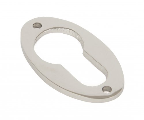 Polished Nickel Oval Euro Escutcheon