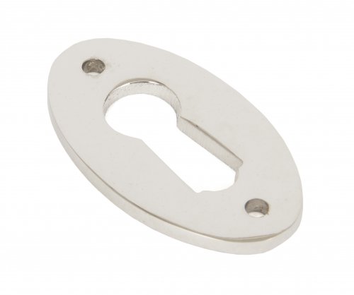 Polished Nickel Oval Escutcheon