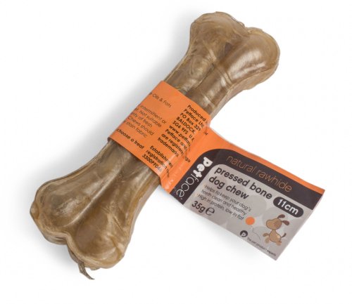 Petface Natural Rawhide Pressed Bone Dog Chew 11cm