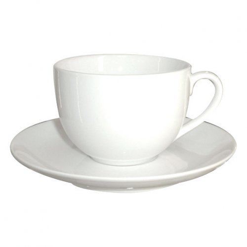 Price & Kensington Simplicity White Tea Cup & Saucer