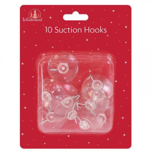 Festive Wonderland Large Suction Hooks (Pack of 10)